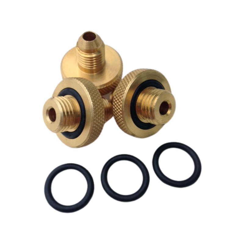 MID-WEST 110631 1/4 Quick Connect Fittings (Set of 3) for Backflow Testing