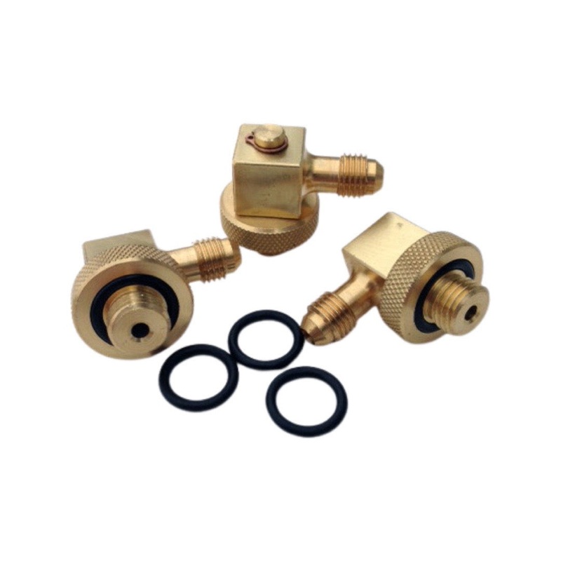 MID-WEST 110705 1/4 90 Angle Quick Connect (Set of 3) for Backflow Testing