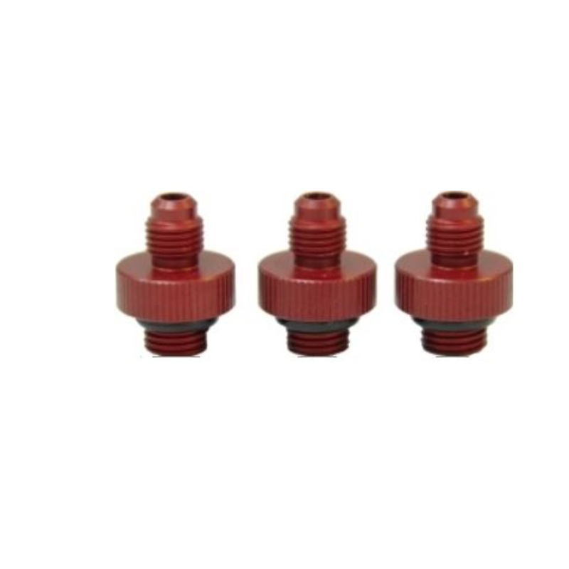 ARBITER QT125A 1/4 ANODIZED ALUMINUM QUICK TEST FITTINGS SET OF 3