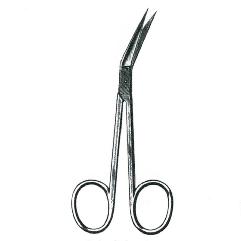 Dissecting Scissors – Fine, Angled, 11.5 cm