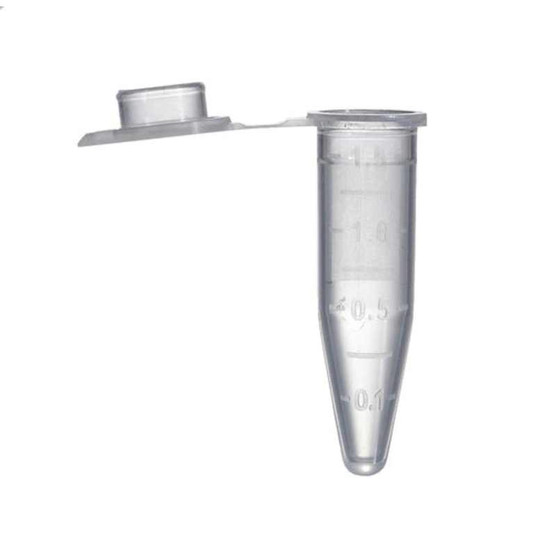 Disposable Microcentrifuge Tubes, 1.5 ml, Pkg/500