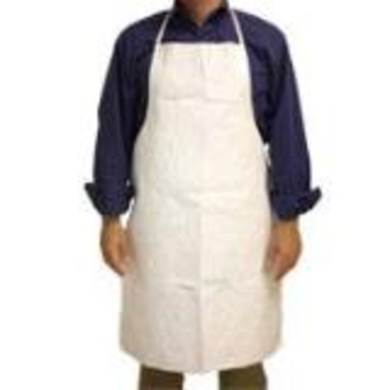 Apron, Tyvek, White