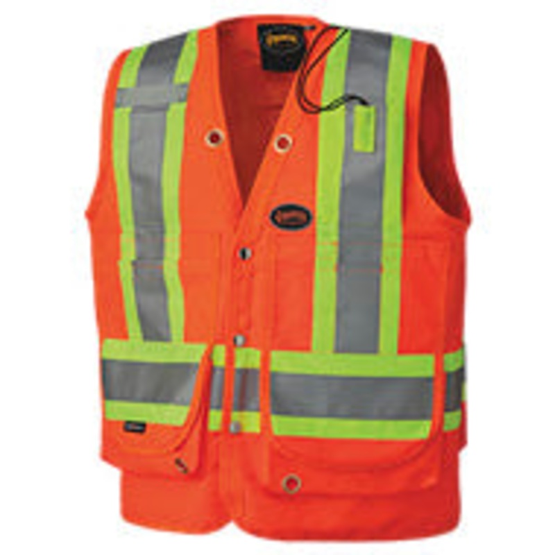 Hi-Viz Surveyor’s Vest, Orange