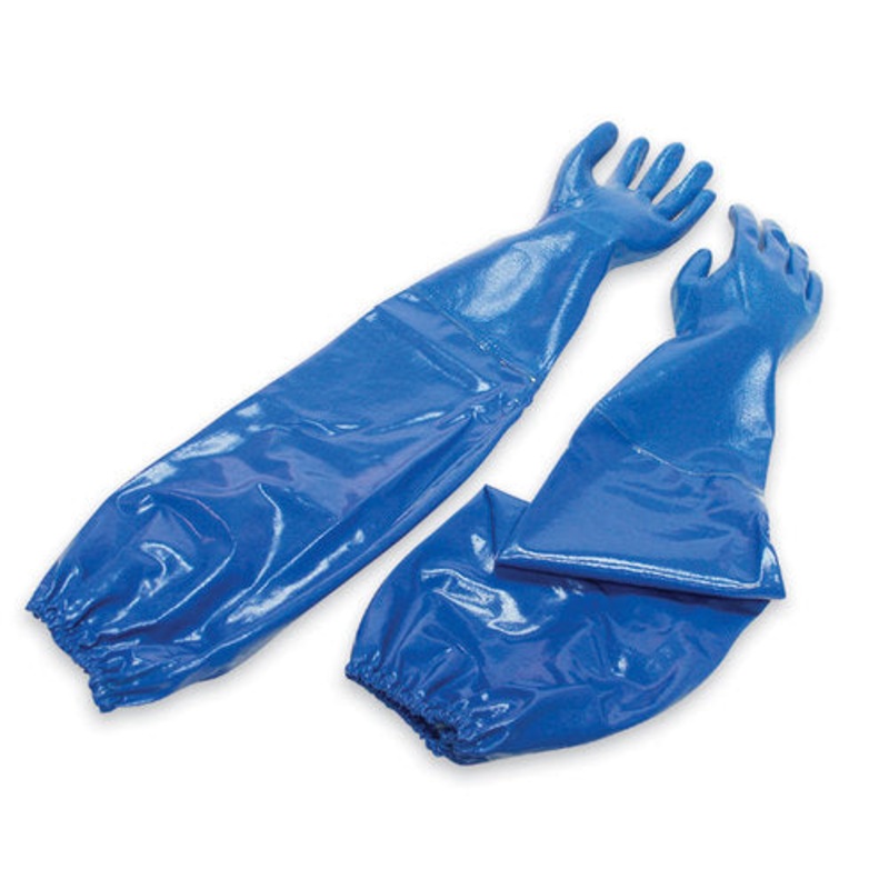 Gloves, Insulated Gauntlet, Shoulder Length, Blue, X-Large