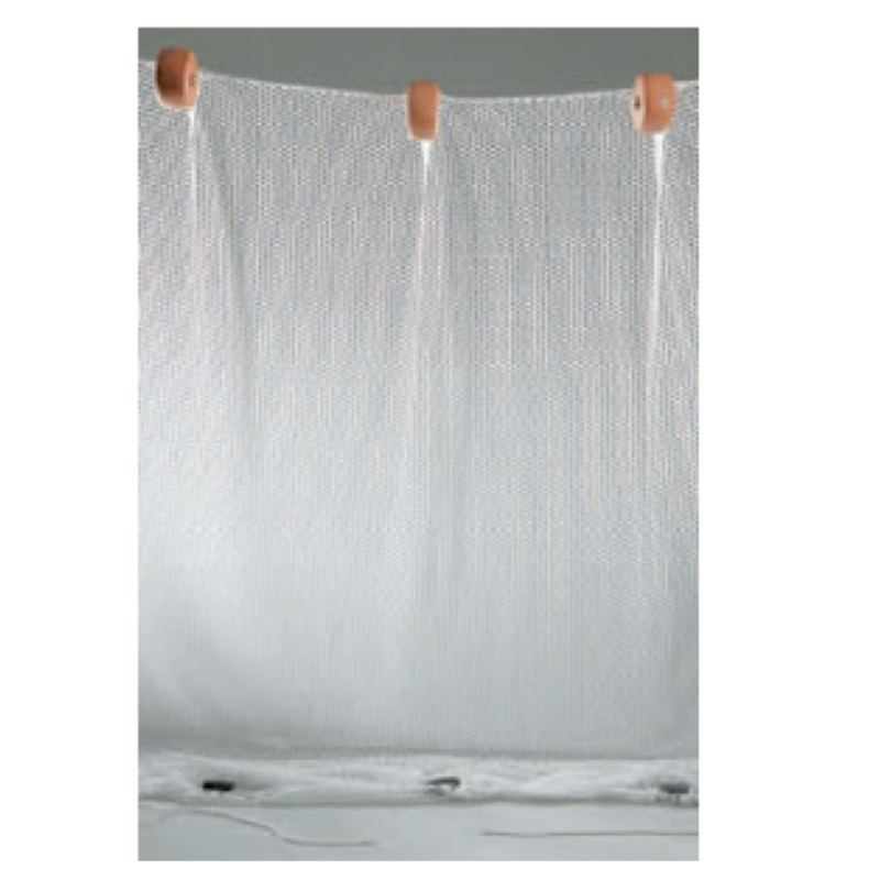 ACE 10% Nylon Minnow Seines , White, 1/8 Mesh x 8′ Depth (Various Lengths)