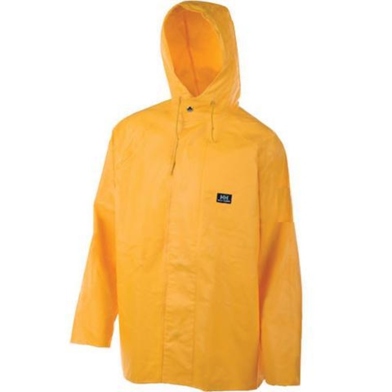 Helly Hansen Heavy-Weight PVC – Hooded Jacket, Yellow. X-Large