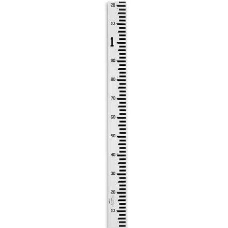 Fiberglass Stream (Staff) Gauge, 2.44 m – 3.66
