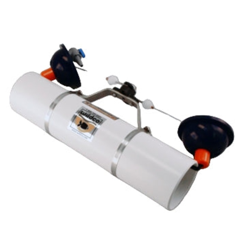 Alpha Water Sampler, 3.2 L, Horizontal, Opaque PVC, Sampler Only