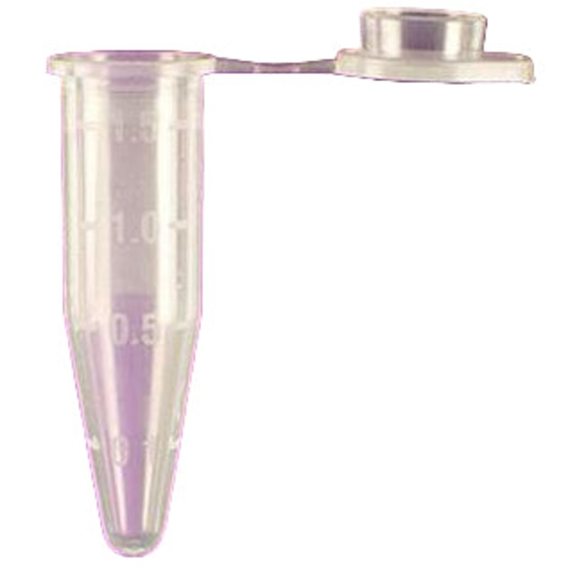 Disposable Microcentrifuge Tubes, 1.5 ml, Bag of 500