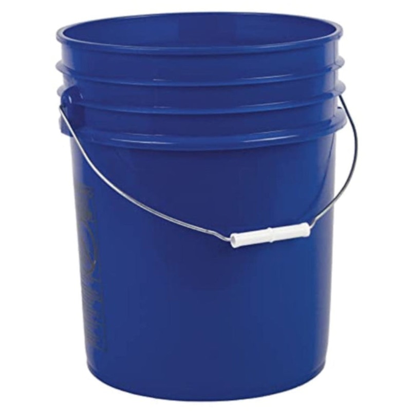 Pail, 5 Gallon, Blue, HDPE