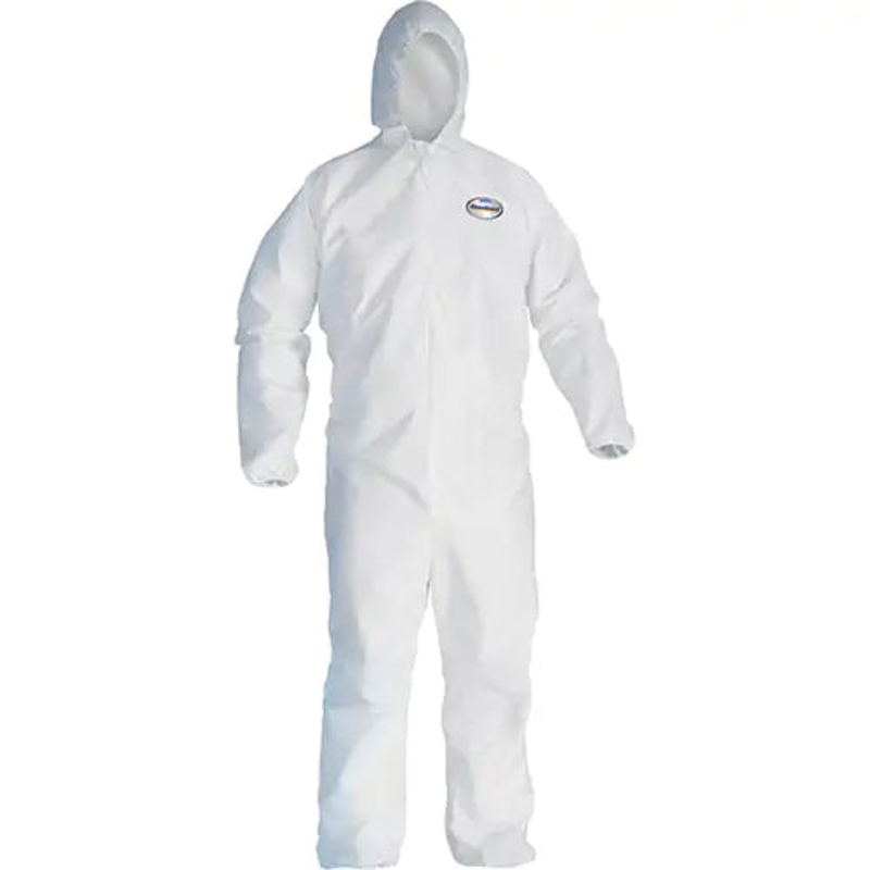 Kleenguard A40 Coveralls, Large, White, Microporous – Medium