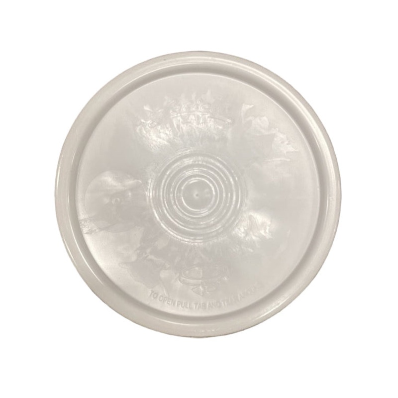 Lid for 2 Gallon Pail, White HDPE