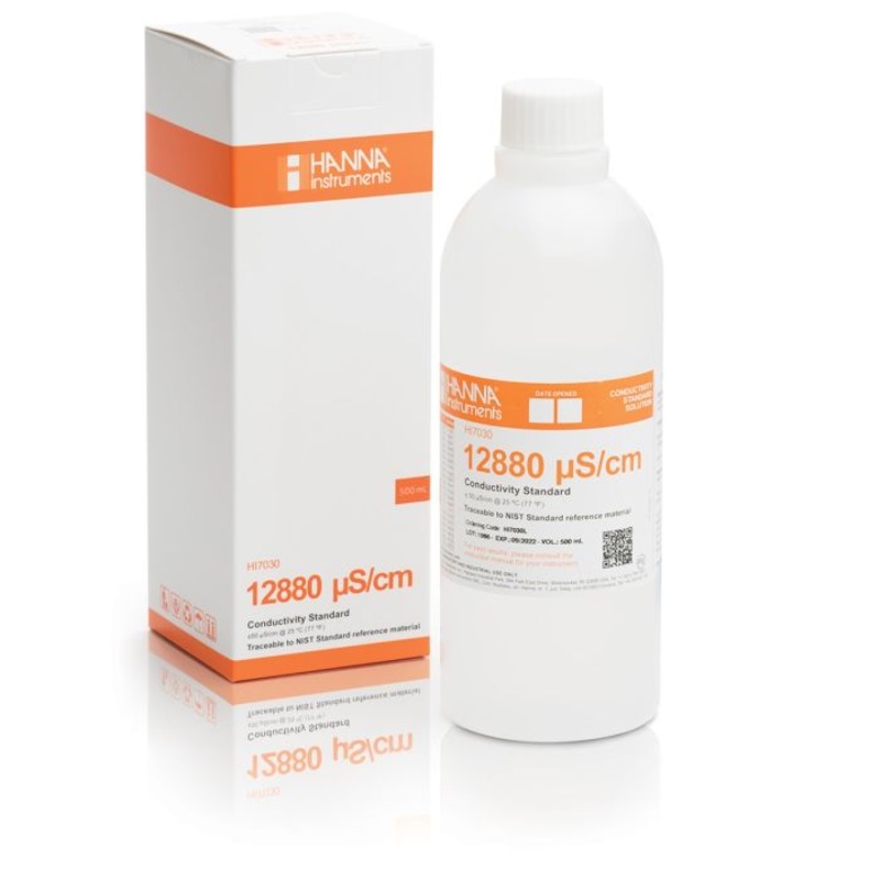 Conductivity Calibration Solution, 500 ml, 12,880 uS/cm