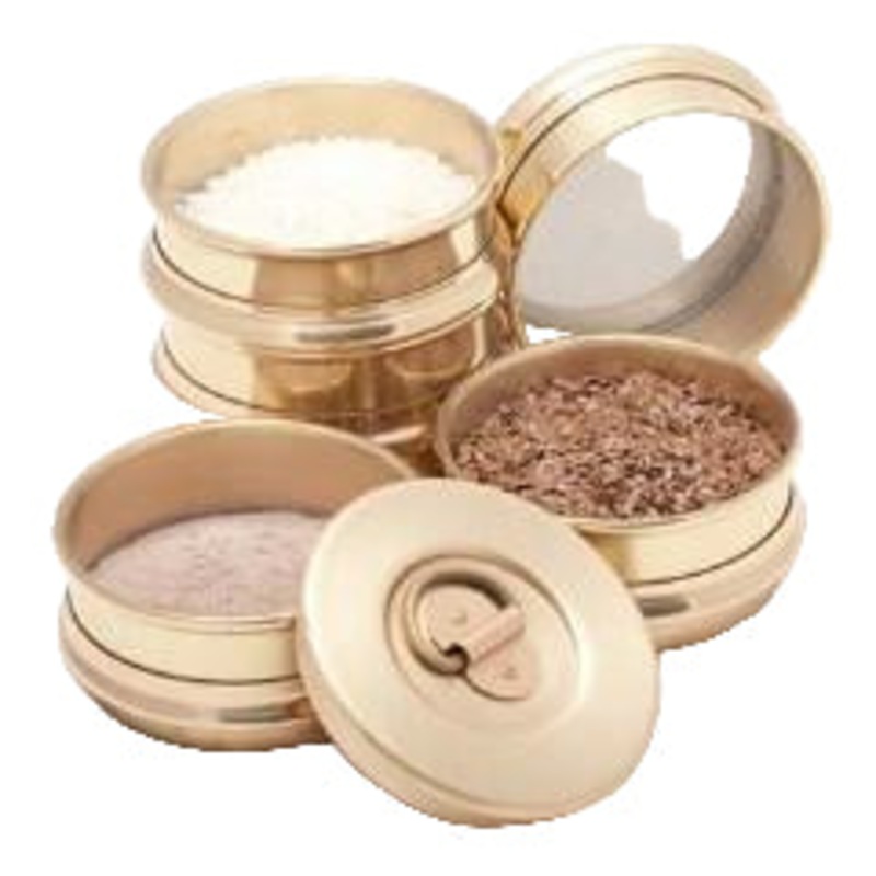 Brass Sieve with #30 (600 Micron) Stainless Steel Mesh, 3 Diameter