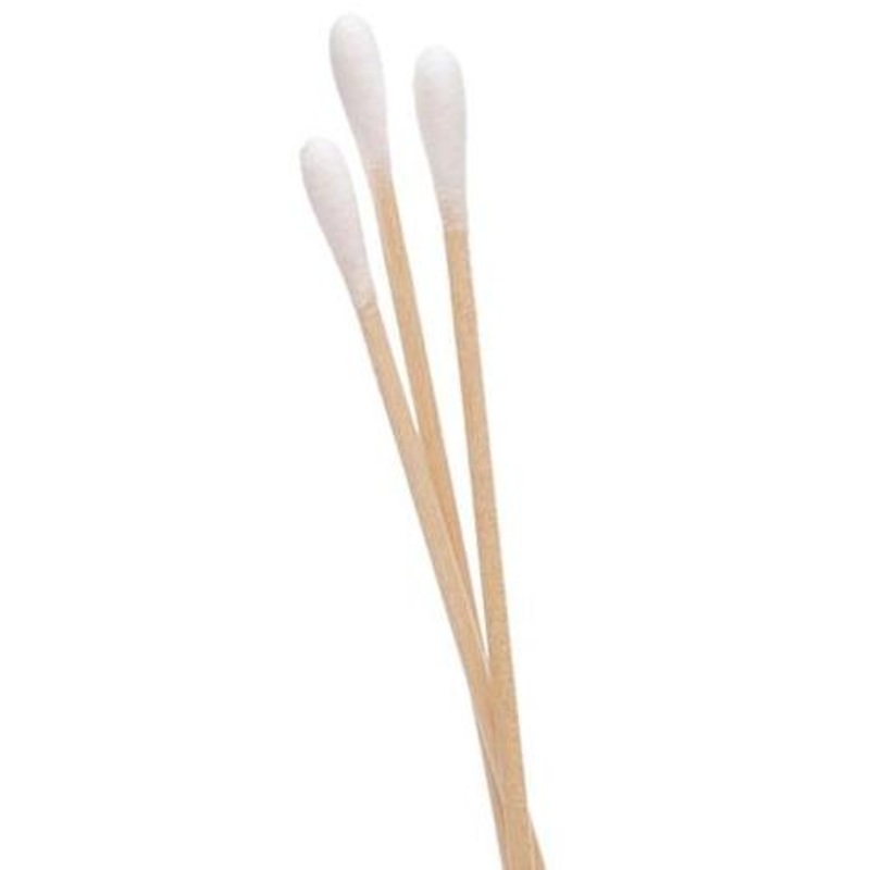 Cotton-Tipped Applicators, Sterile, Box of 200 (100 packs of 2)