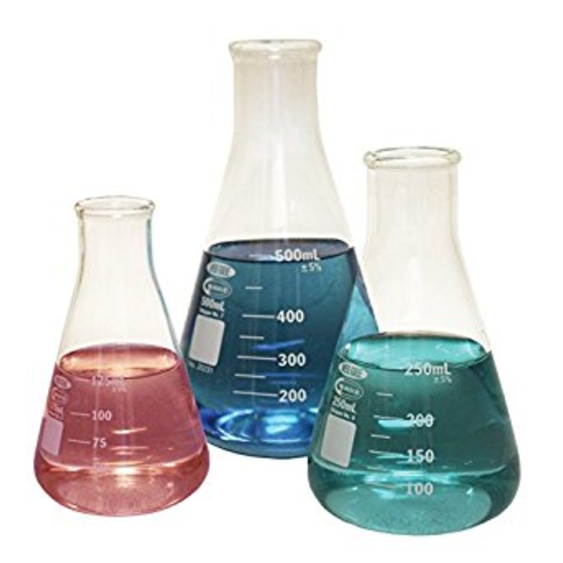 Glass Flasks, Erlenmeyer, 125 ml