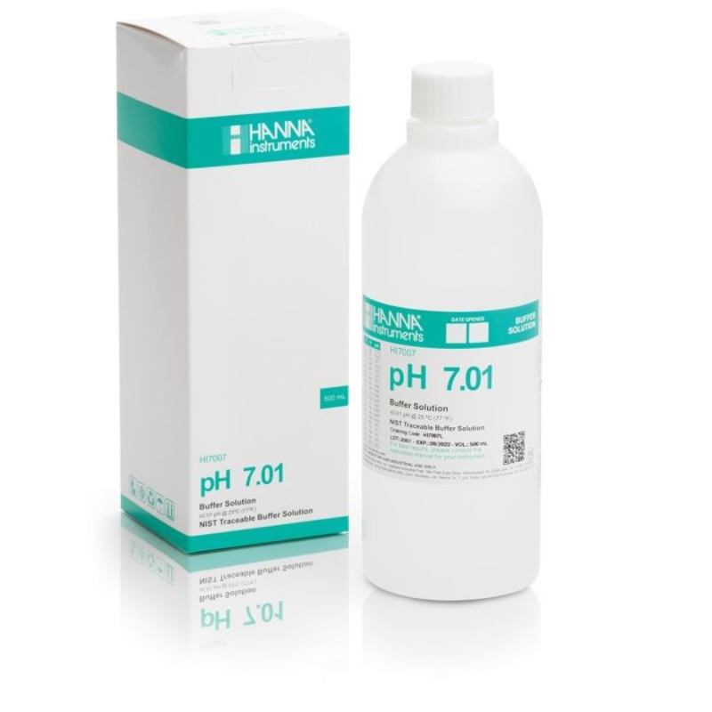 Hanna Standard pH 7.01 Buffer Solution, 500 ml