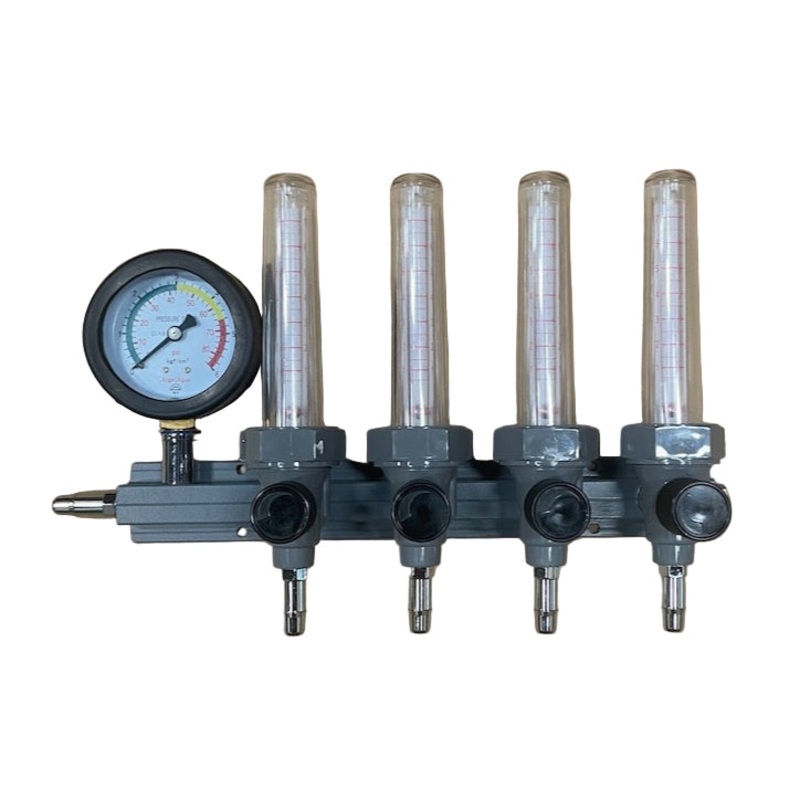 Oxygen Flow Meter Manifold, 4-Way