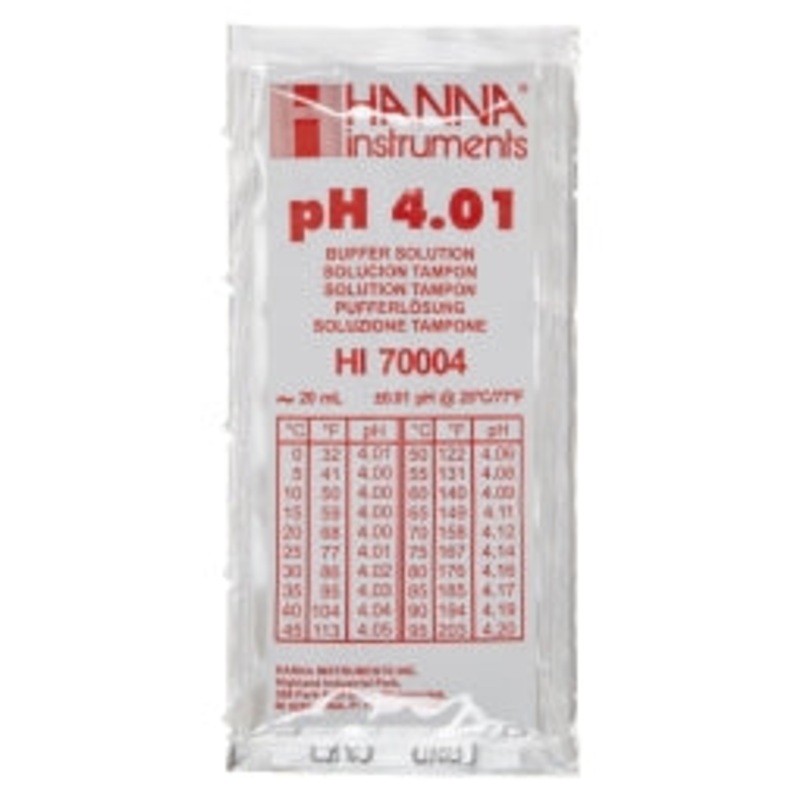 pH Calibration Pouch, 20 ml, pH 4.01