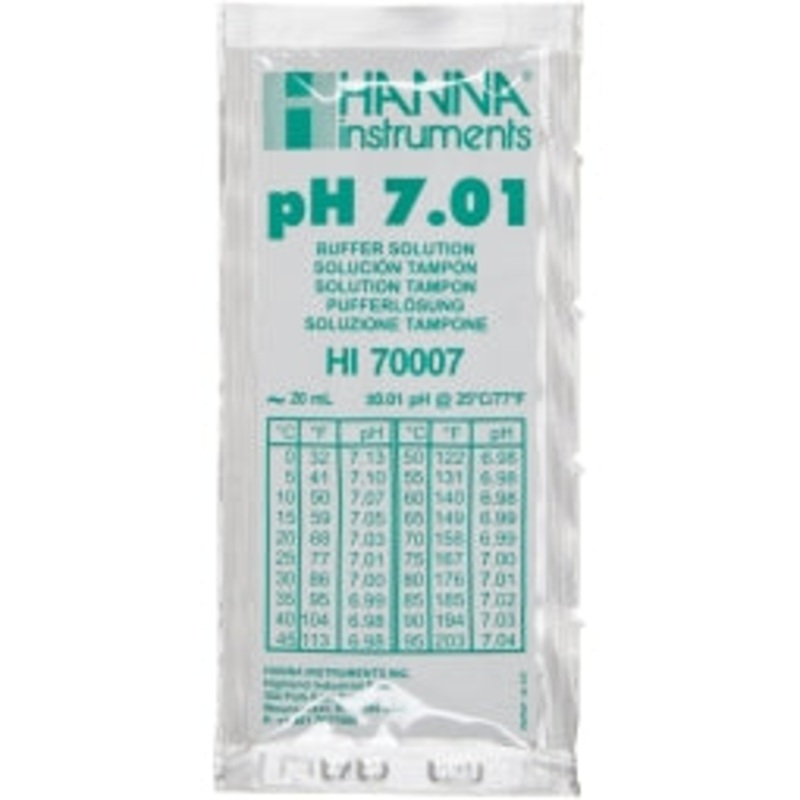 pH Calibration Pouch, 20 ml, pH 7.01