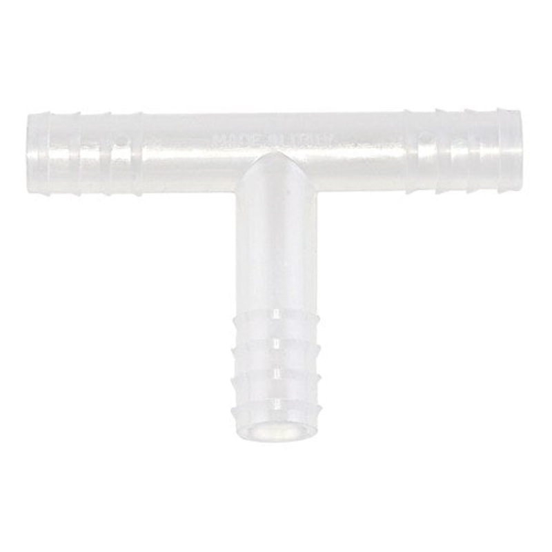 T –  Tubing Connector, Polypropylene (Various Sizes)