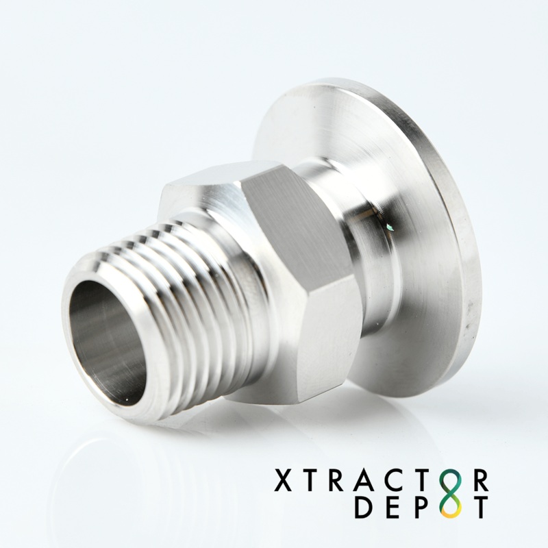 KF25 (NW-25) to 1/2 BSP Thread for Vacuum Pumps