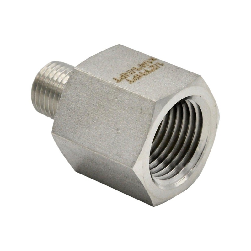 FNPT X MNPT|1/4″ FNPT x 1/4″ MNPT|1/4″ FNPT x 3/8″ MNPT|1/4″ FNPT x 1/2″ MNPT|3/8″ FNPT x 1/4″ MNPT|3/8″ FNPT x 3/8″ MNPT|3/8″ FNPT x 1/2″ MNPT|1/2″ FNPT x 1/4″ MNPT|1/2″ FNPT x 3/8″ MNPT|1/2″ FNPT x 1/2″ MNPT|1/2″ FNPT x 3/4″ MNPT – 1 each