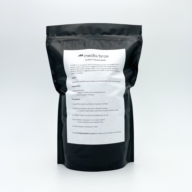 Media Bros. K-CRAC Activated Carbon Remediation Powder for Hydrocarbon Extraction 1kg