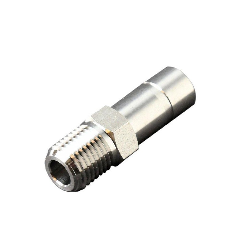 Tube Stub x MNPT Adapter | 1/2 x 1/4