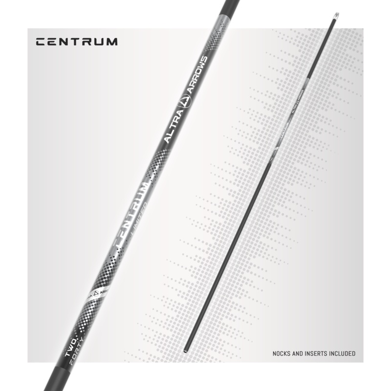 246 CENTRUM Limited Arrows|300|350|400|Fletched 6pk|Shafts 12pk|Fletched 72pk