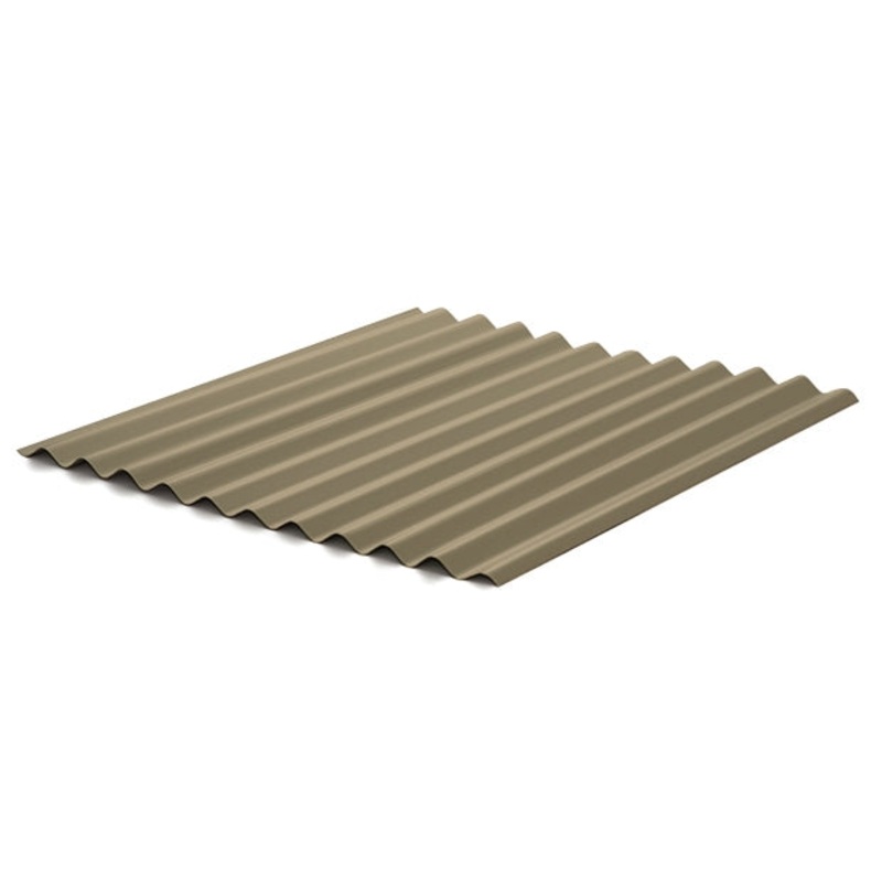 5/8 Corrugated Metal Panel – Sahara Tan – 26 Gauge
