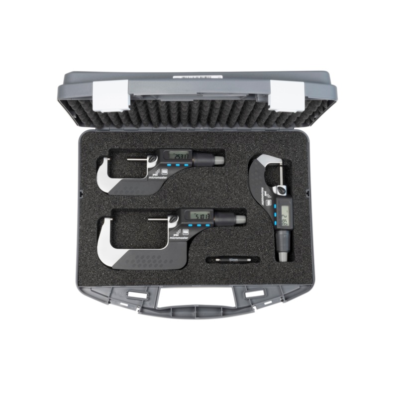Micromaster Micrometer Set IP54 RS232 Output 0-75mm 06030029