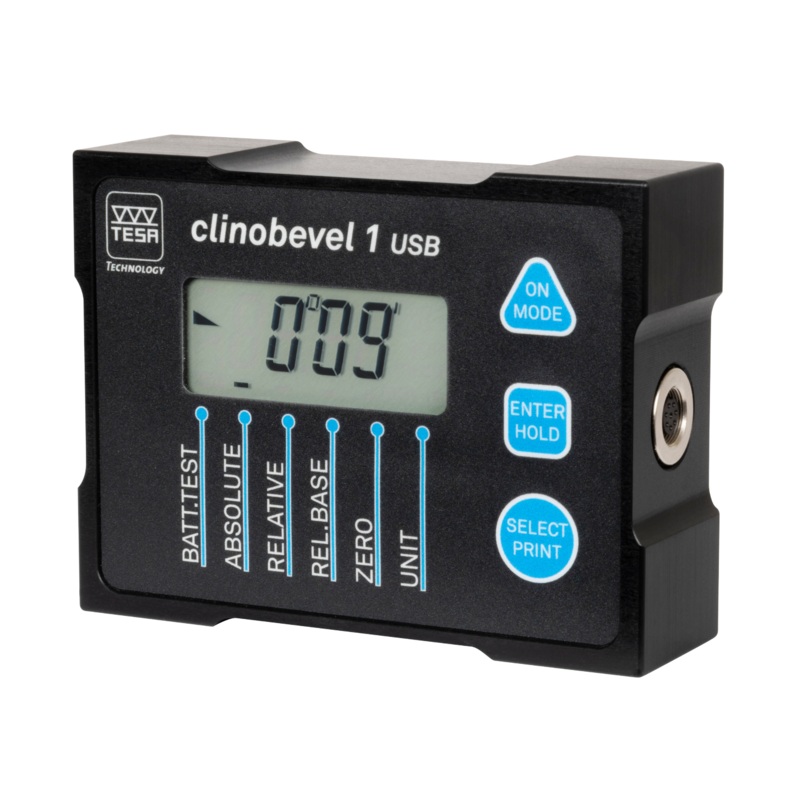 Tesa Clinobevel 1 Clinometer 4 Magnetic Faces + Clinosoft Software S53220194