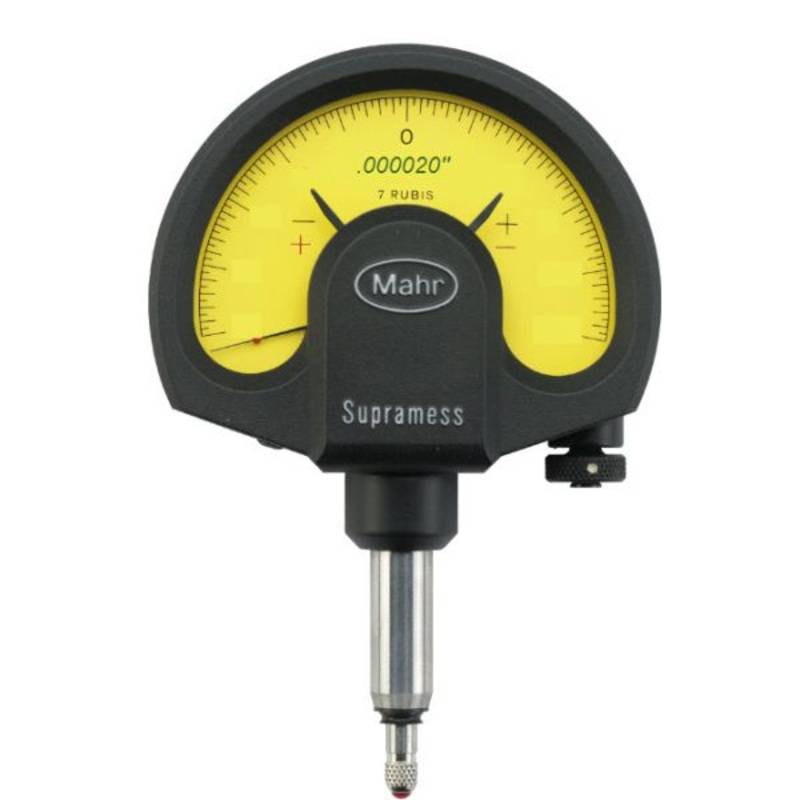 Mahr 4335900 Inch Supramess Mechanical Dial Comparators Accuracy: DIN 879-1 Graduation: .000020” Model:1002 Z Supramess Range:+/- .001” Force 1N