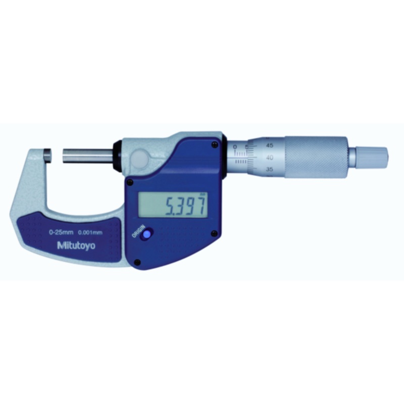 Mitutoyo Metric Digimatic Micrometer 0-25mm, W/O Output 293-821-30