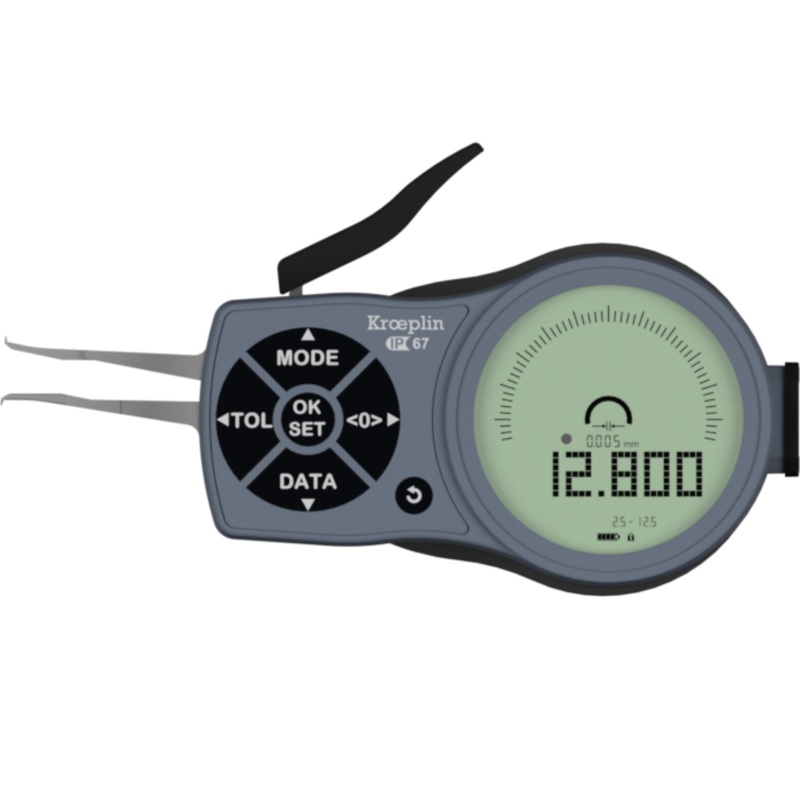 Kroeplin Digital Internal Caliper Gauge 2.5-12.5mm, 0.001mm L102 ( Mitutoyo Equivalent 209-927)