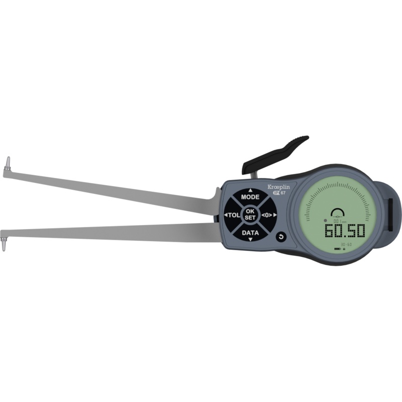 Kroeplin Digital Internal Caliper Gauge 30-60mm, 0.001mm L330 ( Mitutoyo Equivalent 209-946)