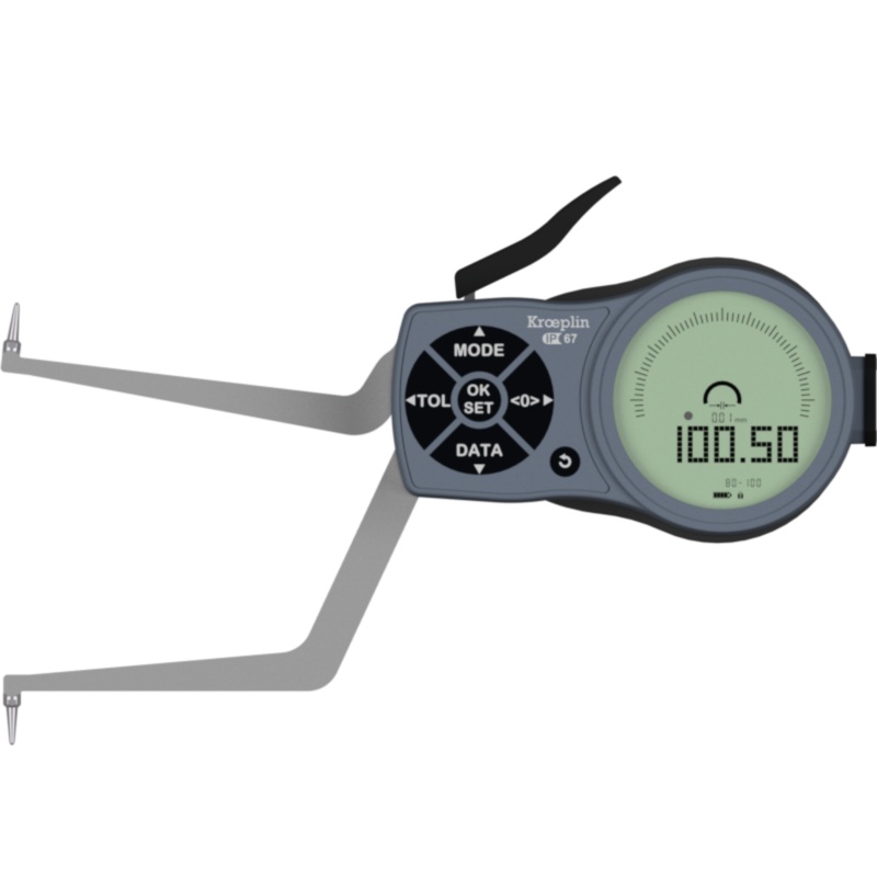 Kroeplin Digital Internal Caliper Gauge 80-100mm, 0.001mm L280