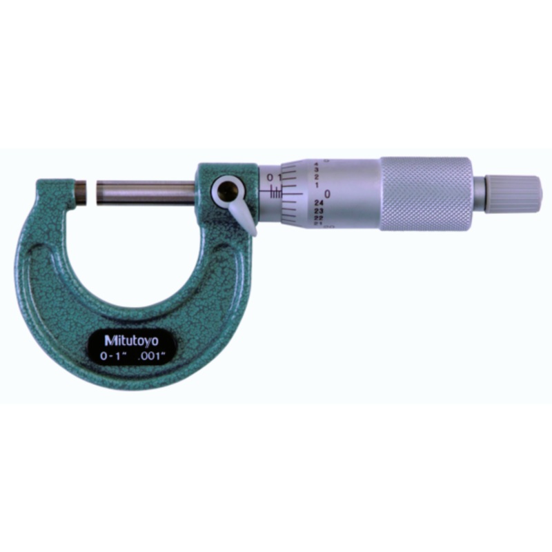 Mitutoyo Imperial Analogue Outside Micrometer 0-1, Ratchet Stop 103-177