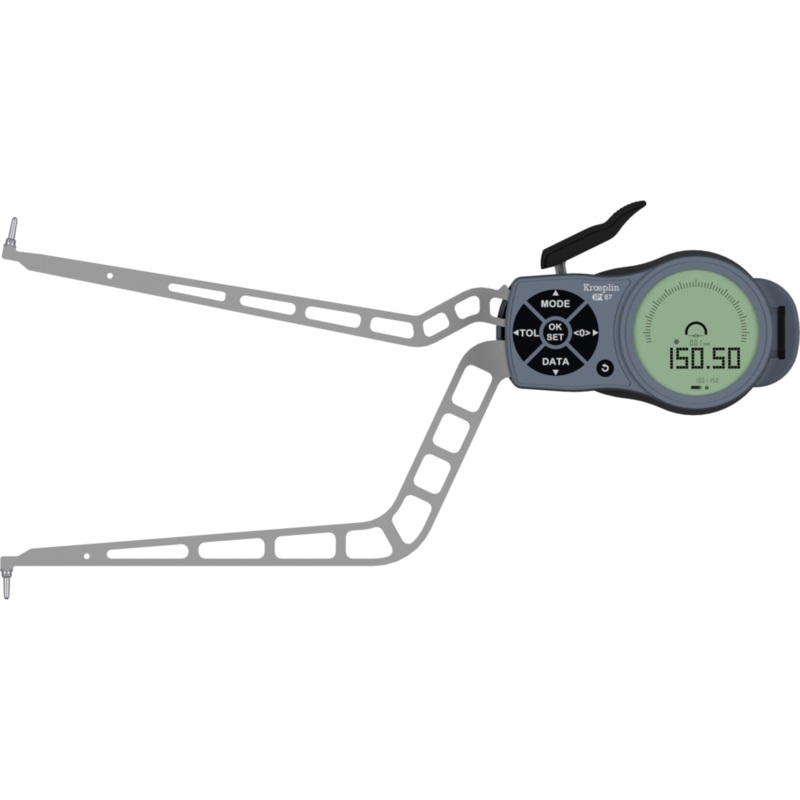 Kroeplin Digital Internal Caliper Gauge 100-150mm, 0.001mm