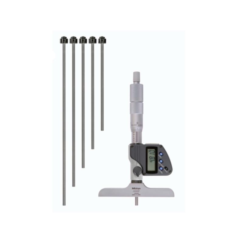 Mitutoyo Digital Depth Micrometer 0-150mm (0-6) 4 Base 329-350-30