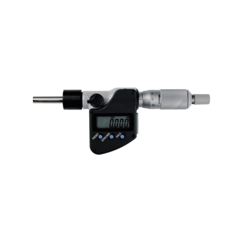 Mitutoyo Digital Micrometer Head 0-25mm, Flat Spindle, 12/18mm Plain Stem 350-271-30