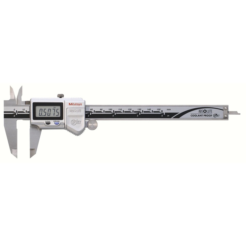 Mitutoyo Digital ABSOLUTE Coolant Proof IP67 Digital Caliper 0-150mm/0-6 W/O Output 500-752-20