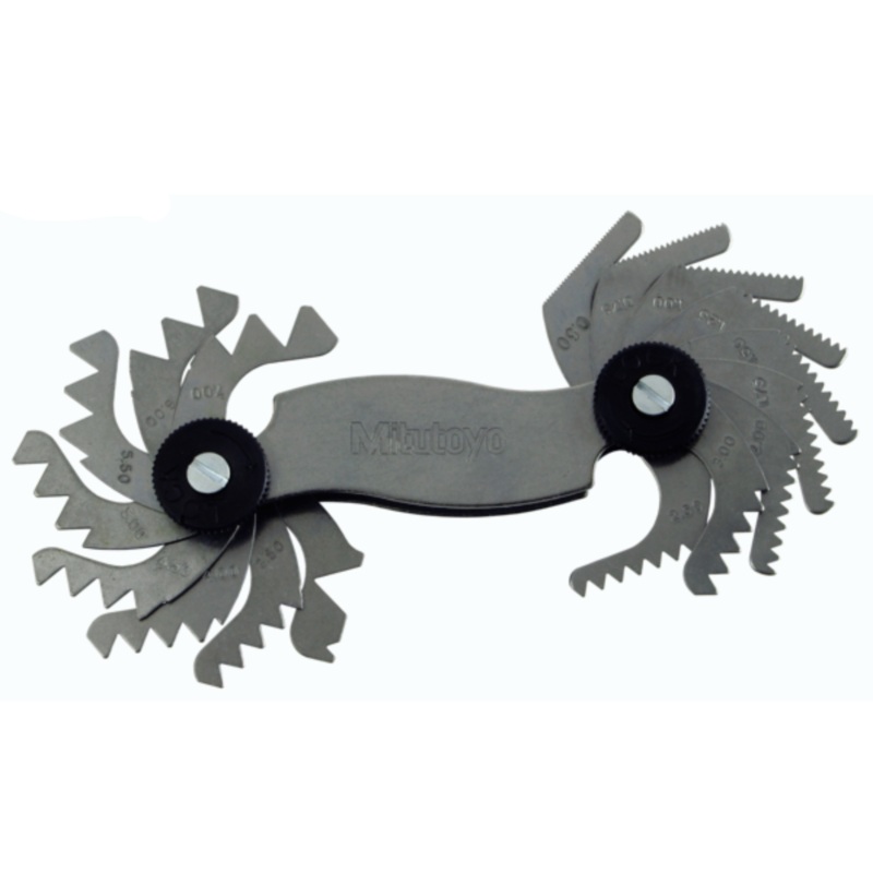 Thread Pitch Gauge Metric Screw 60, 0.4-7mm, 18 Leaves 188-121