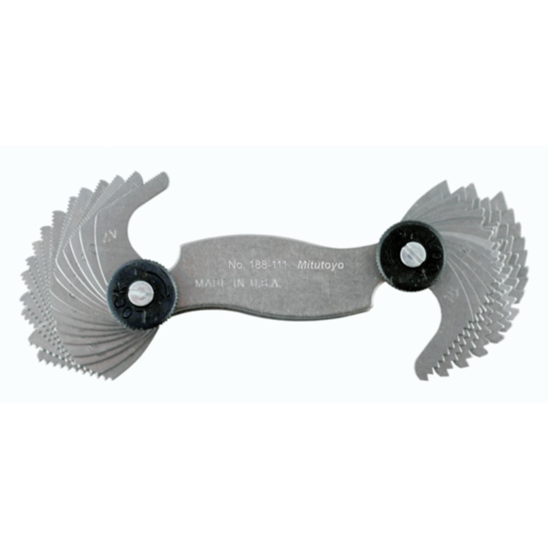 Thread Pitch Gauge Unified Screw 60, 4-42TPI, 30 Leaves 188-111