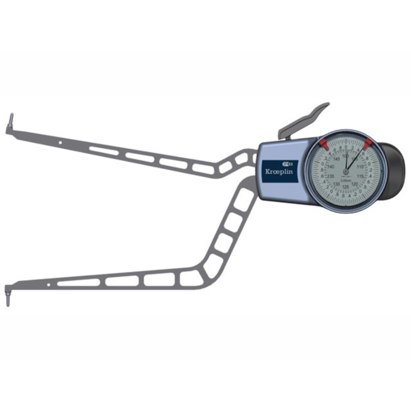 Kroeplin Metric Internal Caliper Gauge 100-150mm, 0.05mm H4100