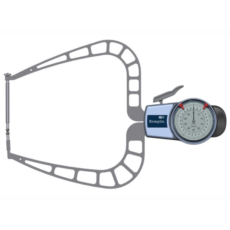 Kroeplin Digital External Caliper Gauge 0-50mm, 0.001mm D450B
