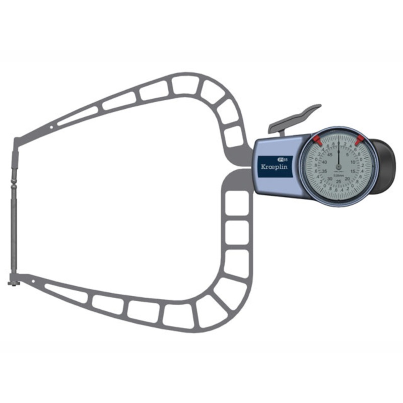 Kroeplin Digital External Caliper Gauge 0-50mm, 0.001mm D450F