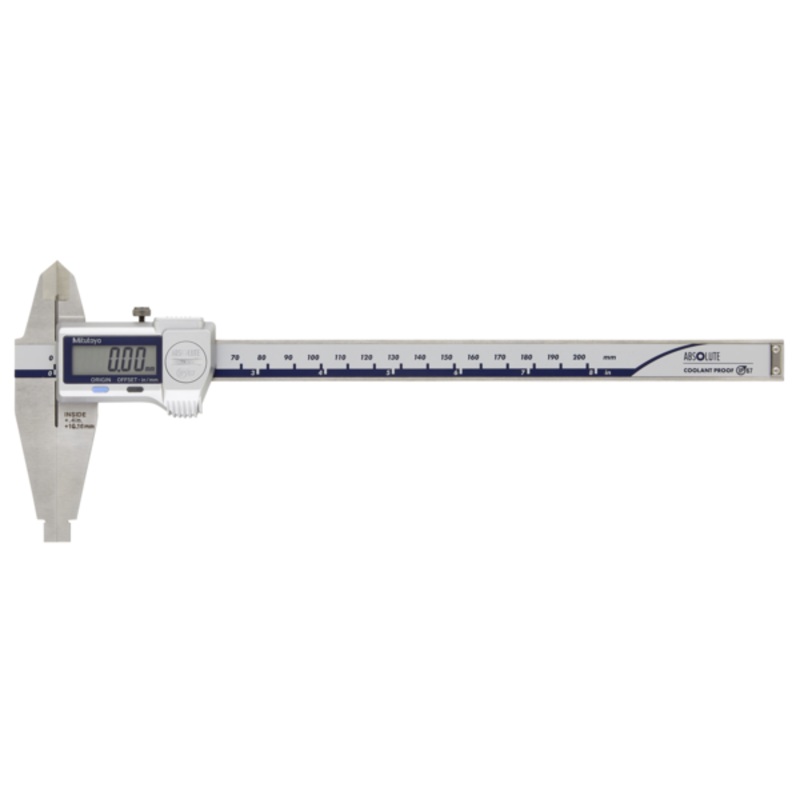 Mitutoyo Digital ABS Caliper Nib Style/Std. Jaws IP67, Inch/Metric, 0-8/0-200mm 551-311-20