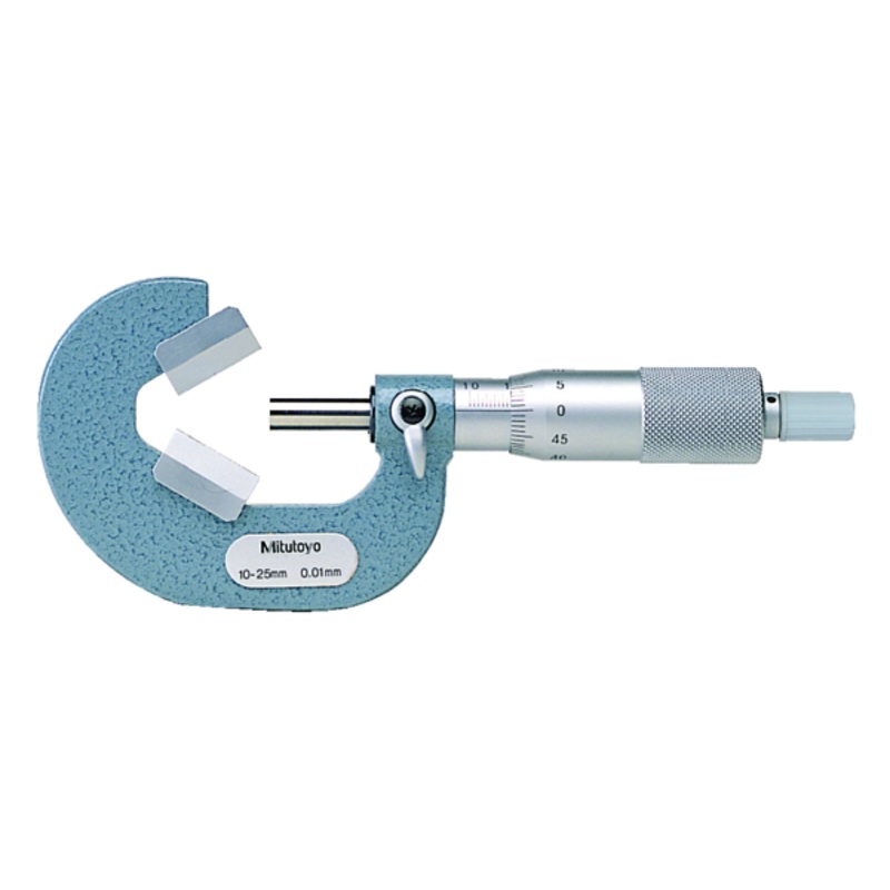 Mitutoyo 3 Flute V-Anvil Micrometer 10-25mm 114-102